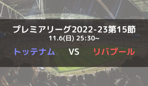 レスターvsマンチェスターシティのテレビ放送 ネット中継予定 プレミアリーグ22 23第14節